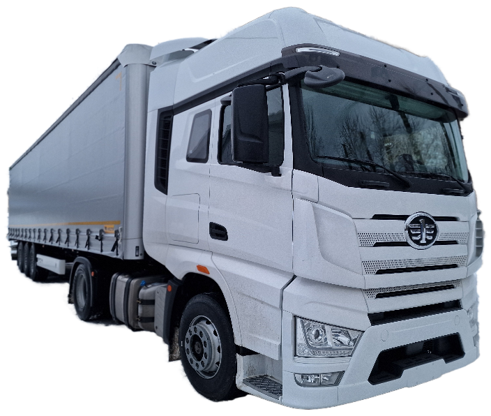 Фура FAW J7 + п/п Wielton КА229050 г/п 20т